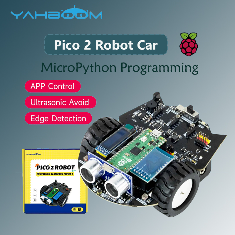 Raspberry Pi Kit - Yahboom Raspberry Pi Pico 2 로봇