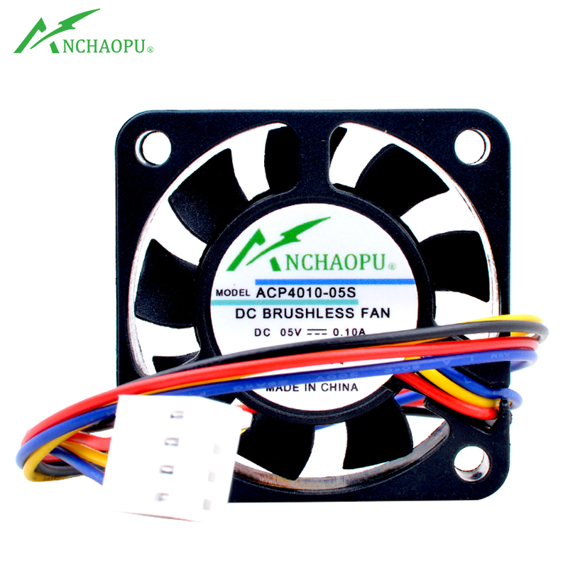 Pi 4 Case - ANCHAOPU 4cm 40mm 팬 40x40x10mm DC5V