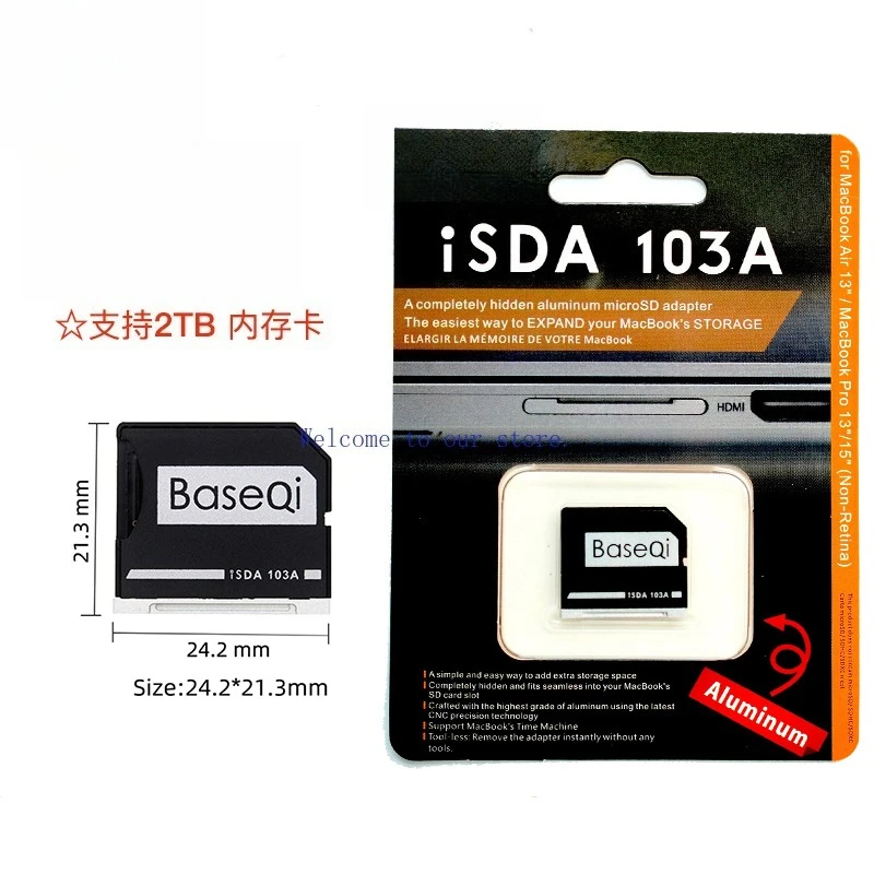 Micro Sd Card - BaseQi MacBook Air 13인치용 숨겨진 MicroSD