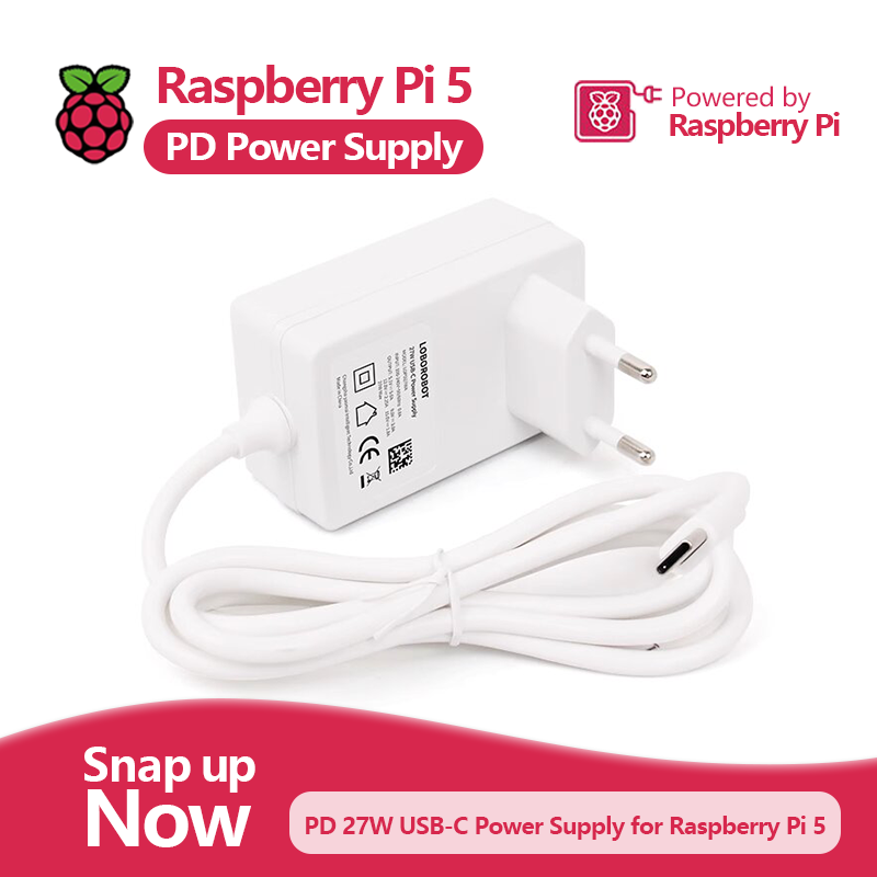 Pi Power Supply - Raspberry Pi 5 PD 전원 어댑터