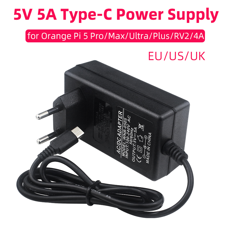 Pi Power Supply - Orange Pi 5V 5A 전원 공급