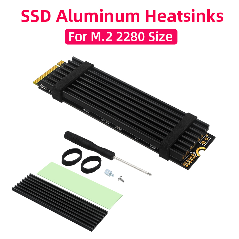 Raspberry Pi 5 - M.2 SSD 방열판 알루미늄 라디에이터 솔리드