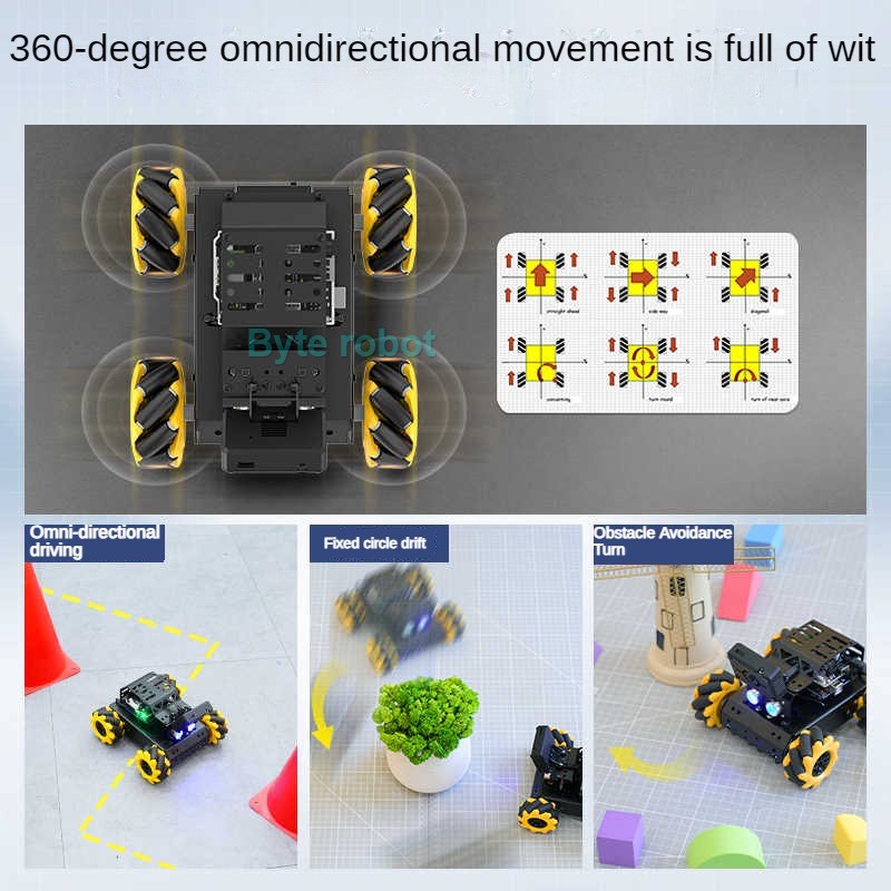 미니오토 AI 비전 4WD 메카넘 휠 RC 카메라 비디 - Arduino Kit 리뷰 및 가격