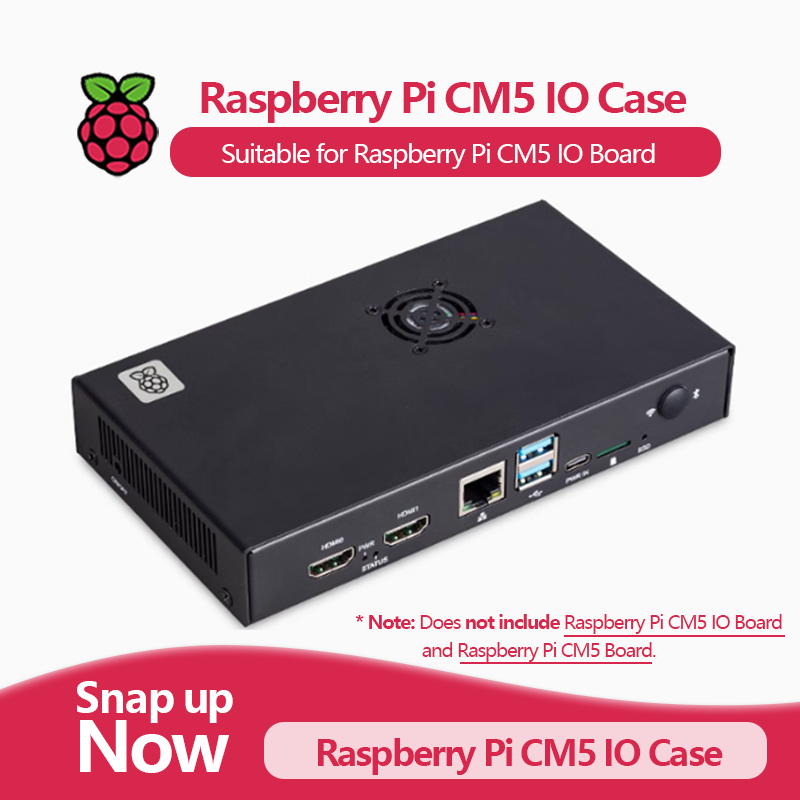 공식 라즈베리 파이 컴퓨트 모듈 5 / CM5 시리즈  - Pi 5 Case 리뷰 및 가격