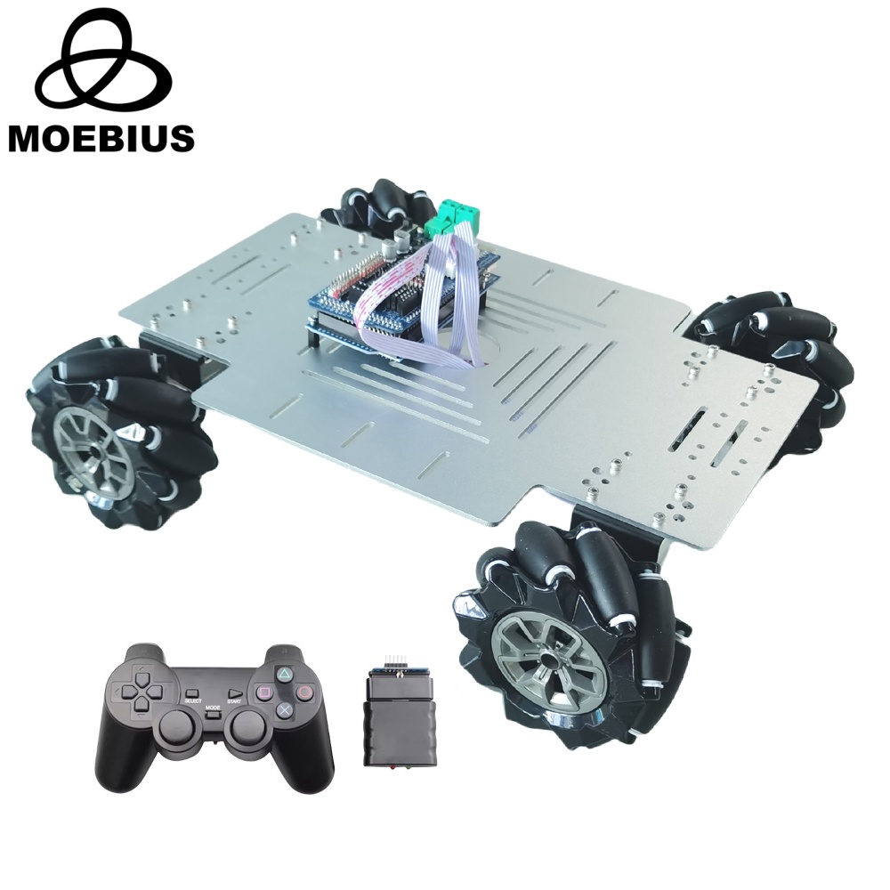 MOEBIUS 26kg 하중, 4륜 구동, 메카넘 휠  - Arduino Kit 리뷰 및 가격