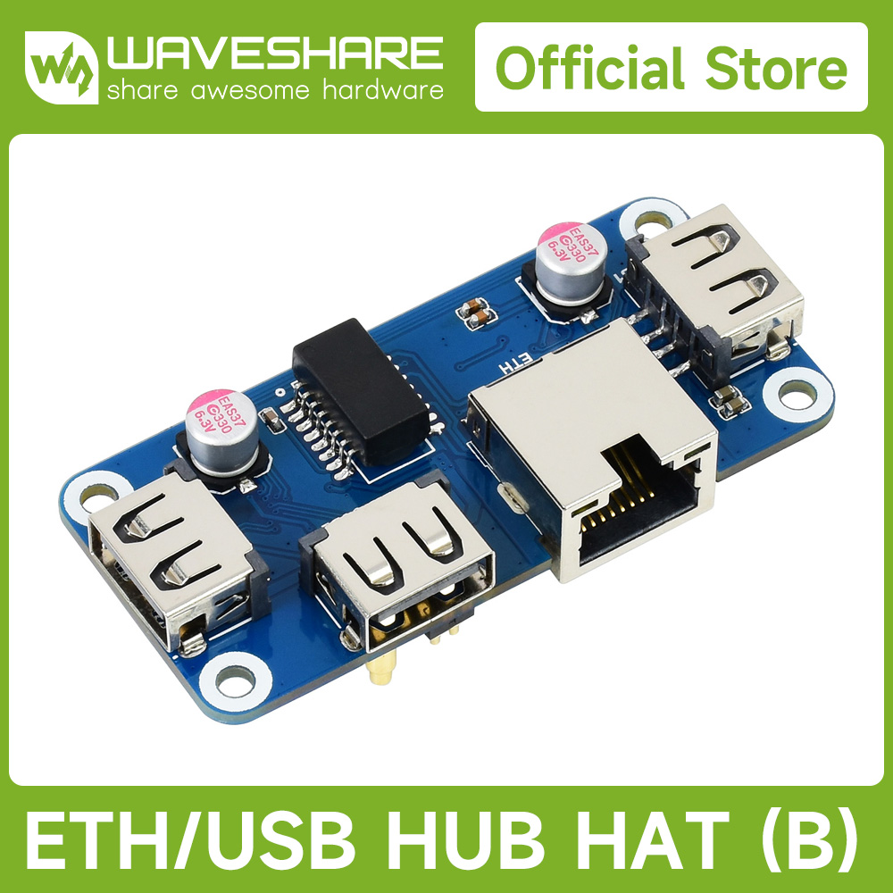 Waveshare USB 허브 HAT(B) 4개 포트  - Pi Zero 리뷰 및 가격