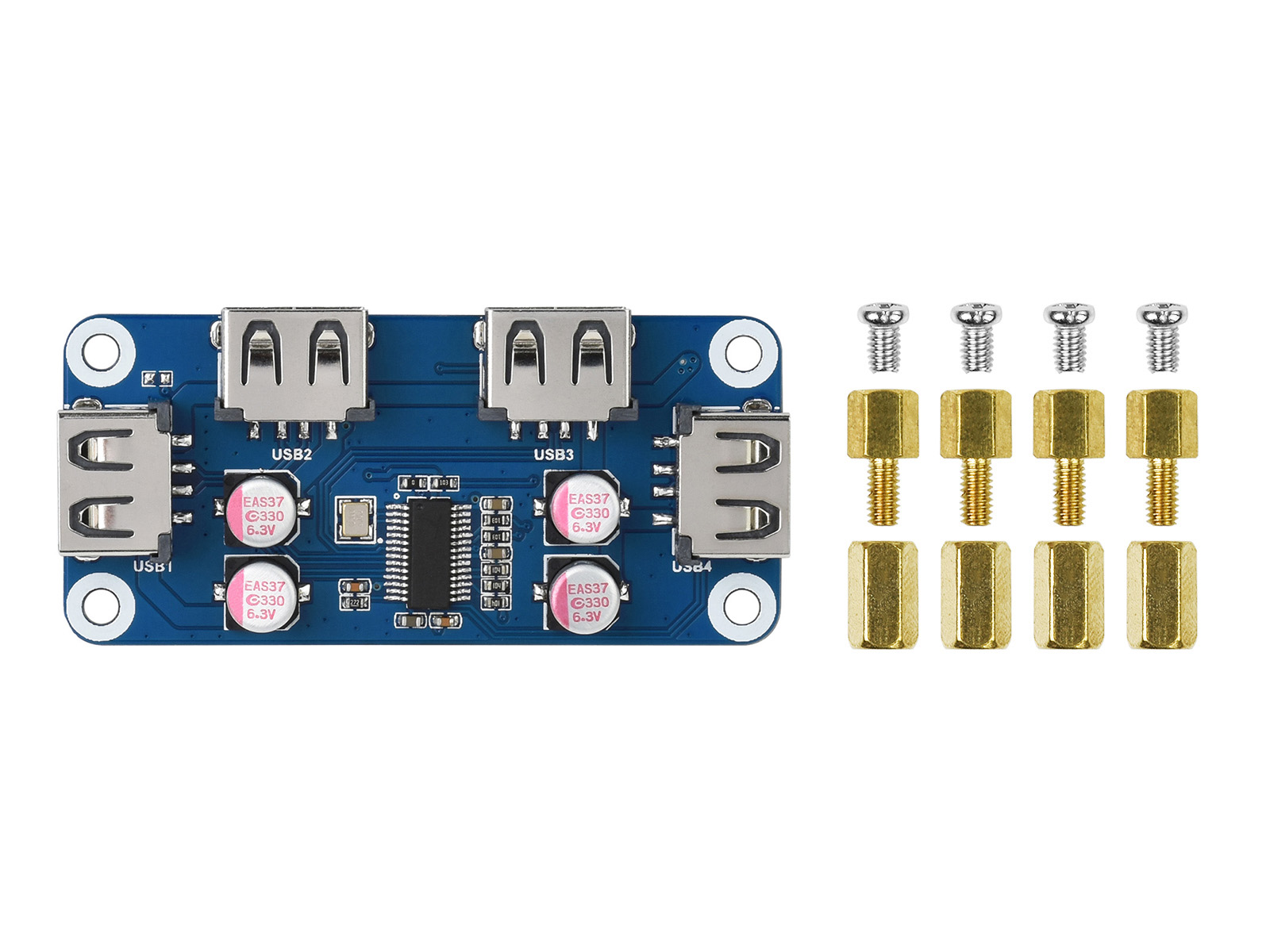 Waveshare USB 허브 HAT(B) 4개 포트  - Pi Zero 리뷰 및 가격