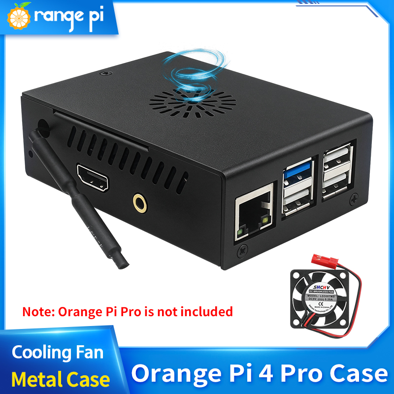 오렌지 파이 4 프로 메탈 케이스 블랙 보호 박스 (냉 - Pi Cooler 리뷰 및 가격