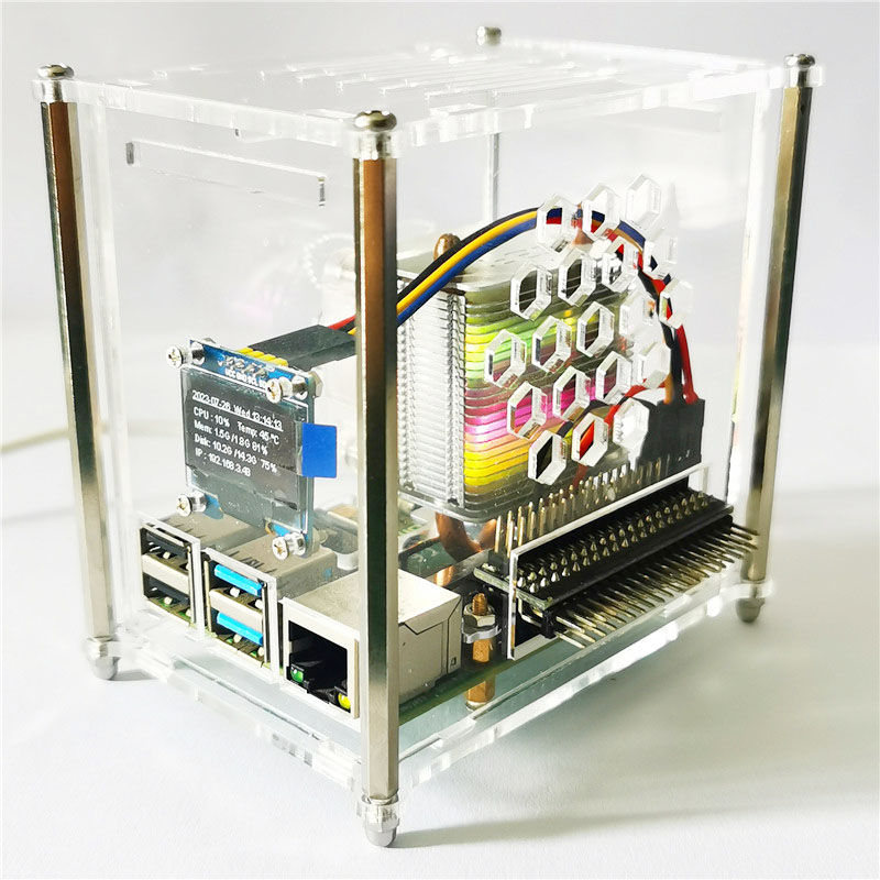 라즈베리 파이 4 모델 B PWM ICE 타워 RGB  - Pi 4 Case 리뷰 및 가격