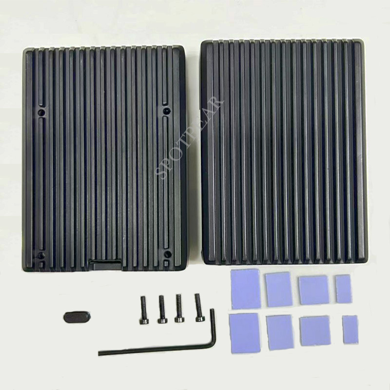 PI 5용 Raspberry Pi5 알루미늄 케이스 금 - Pi 5 Case 리뷰 및 가격