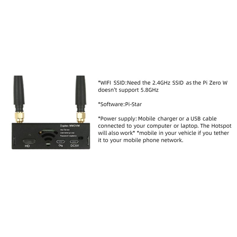QWE 듀플렉스 MMDVM 핫스팟 WiFi 디지털 음성 - Pi Zero 리뷰 및 가격