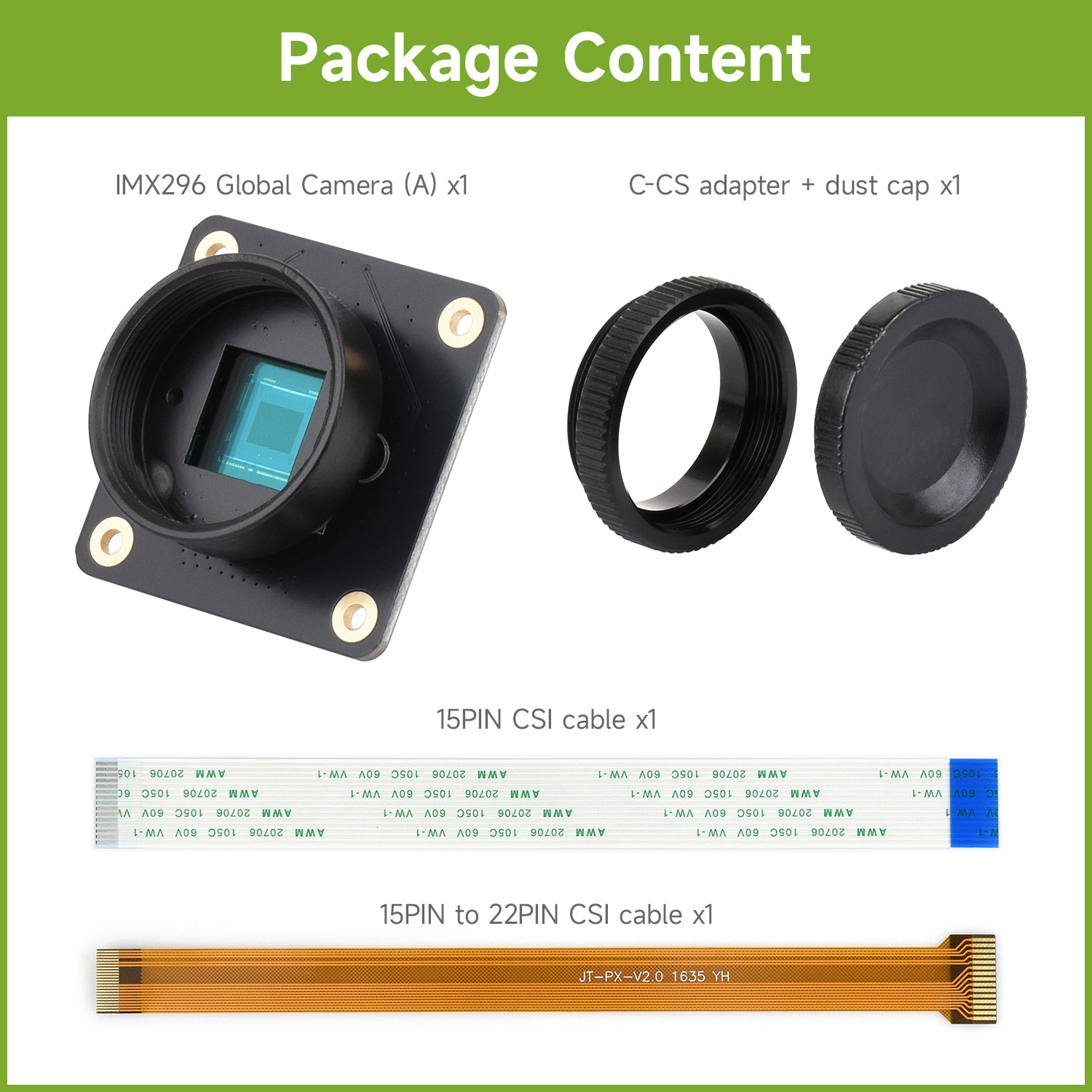 라즈베리 파이용 Waveshare IMX296 글로벌  - Raspberry Pi Global Shutter Camera Imx296 리뷰 및 가격