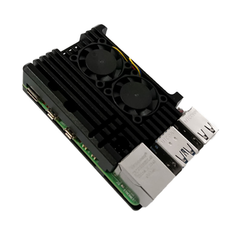 듀얼 냉각 팬이 포함된 Raspberry Pi 5 알루 - Pi 5 Case 리뷰 및 가격