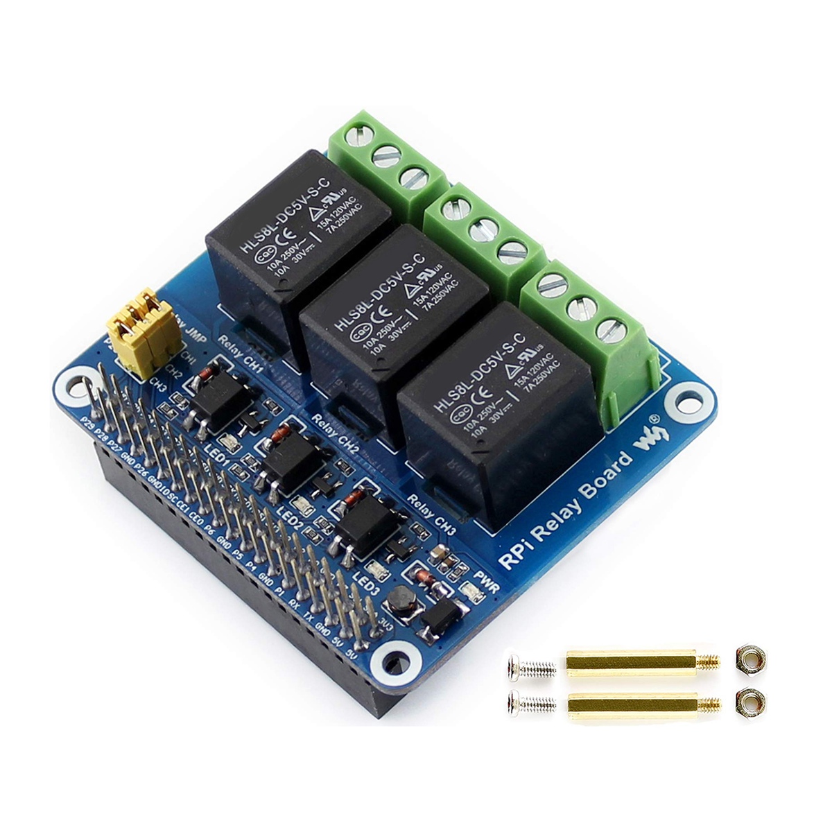 Waveshare 5V 3채널 릴레이 모듈 확장 보드  - Raspberry Pi Kit 리뷰 및 가격