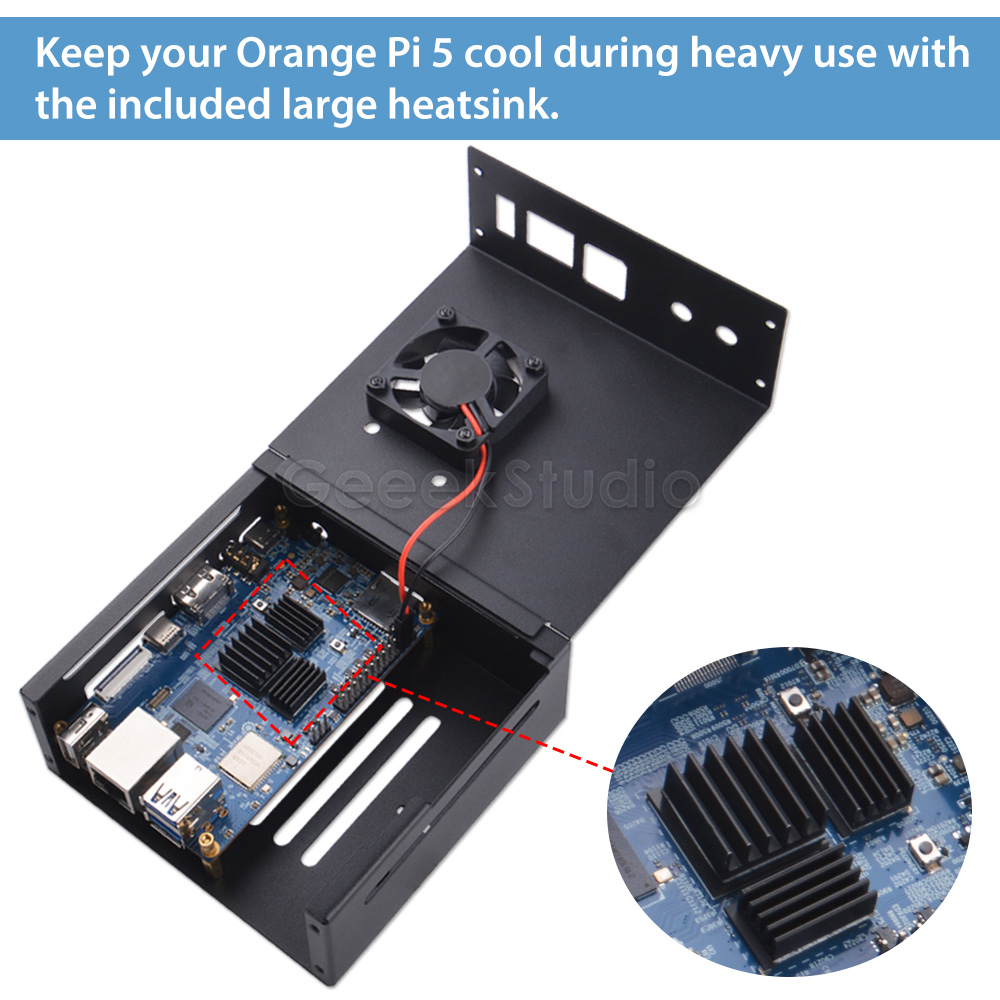 Orange Pi 5/5B 금속 보호 케이스 인클로저  - Pi 5 Case 리뷰 및 가격