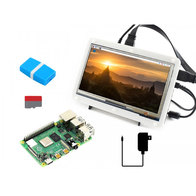 라즈베리 파이 4 모델 B 디스플레이 키트 7인치 정전 - Raspberry Pi Kit 리뷰 및 가격