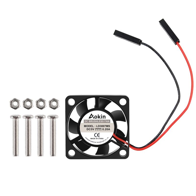 나사가 있는 냉각 팬 및 방열판, 라즈베리 파이 3,  - Pi Power Supply 리뷰 및 가격