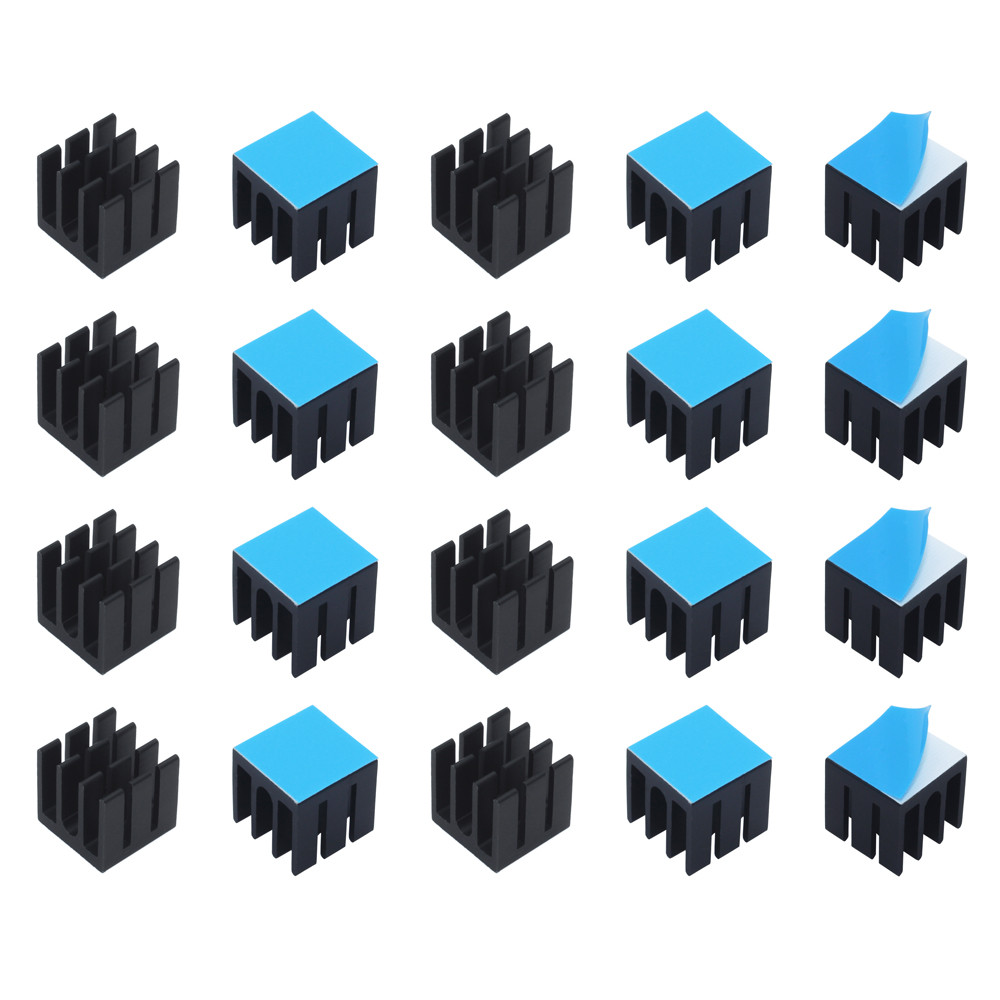 12x12x12mm 50pcs 알루미늄 방열판 라디에이 - Pi Power Supply 리뷰 및 가격