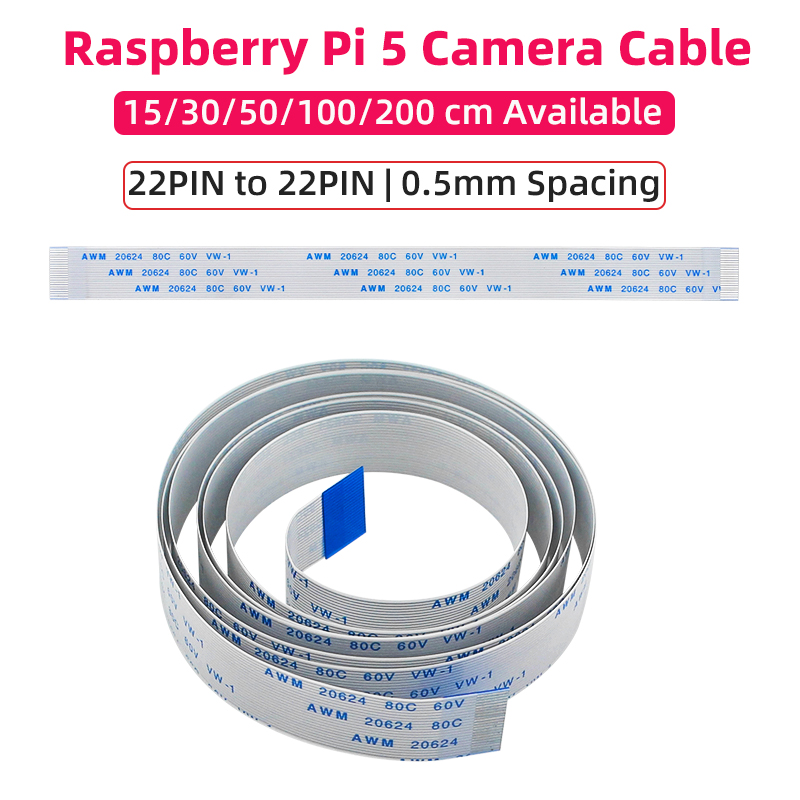 라즈베리 파이 5 카메라 케이블 22핀 - 22핀 0. - Pi Camera Cable 리뷰 및 가격