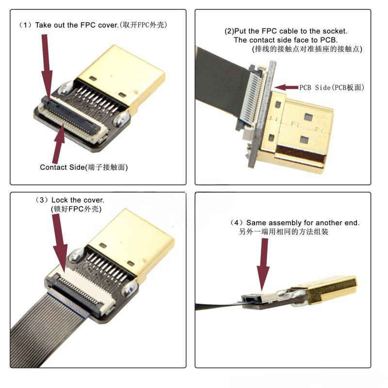 리본 FPV HDMI 호환 커넥터 플렉시블 플랫 케이블 - Pi Camera Cable 리뷰 및 가격