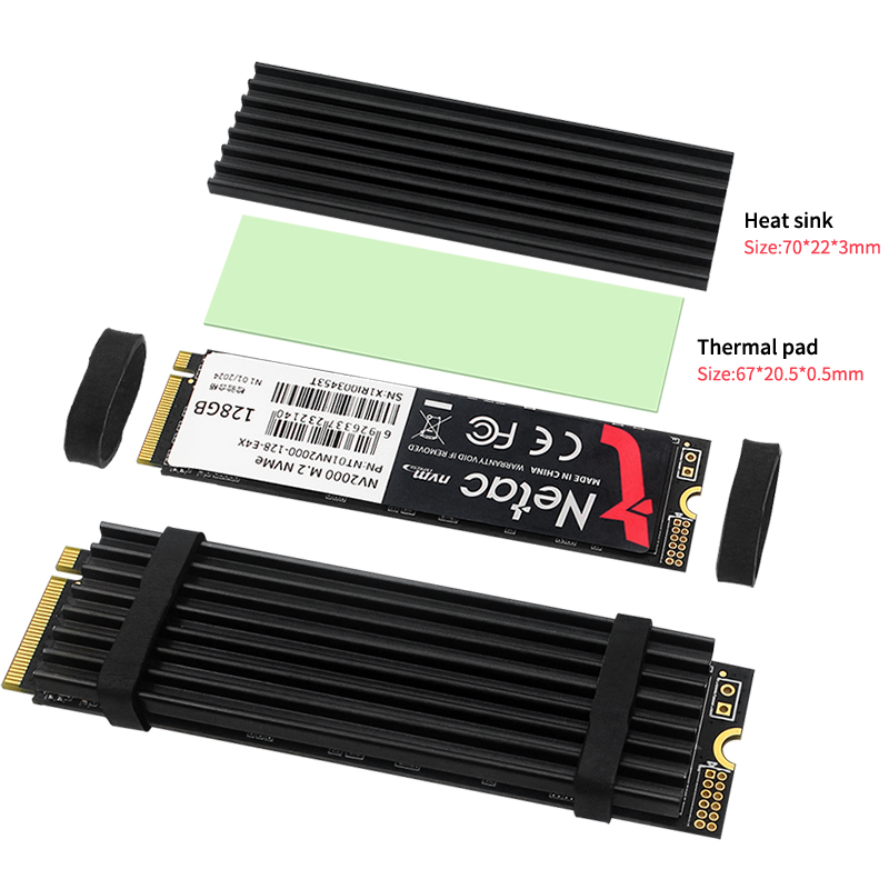 M.2 SSD 방열판 알루미늄 라디에이터 솔리드 스테이 - Raspberry Pi 5 리뷰 및 가격