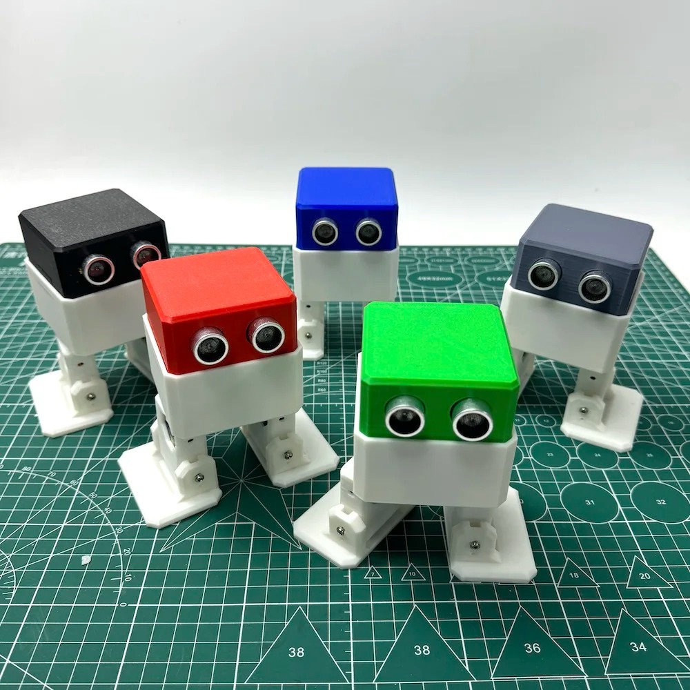 3D 프린팅으로 제작된 이족 보행 로봇 키트, 초음파  - Arduino Kit 리뷰 및 가격