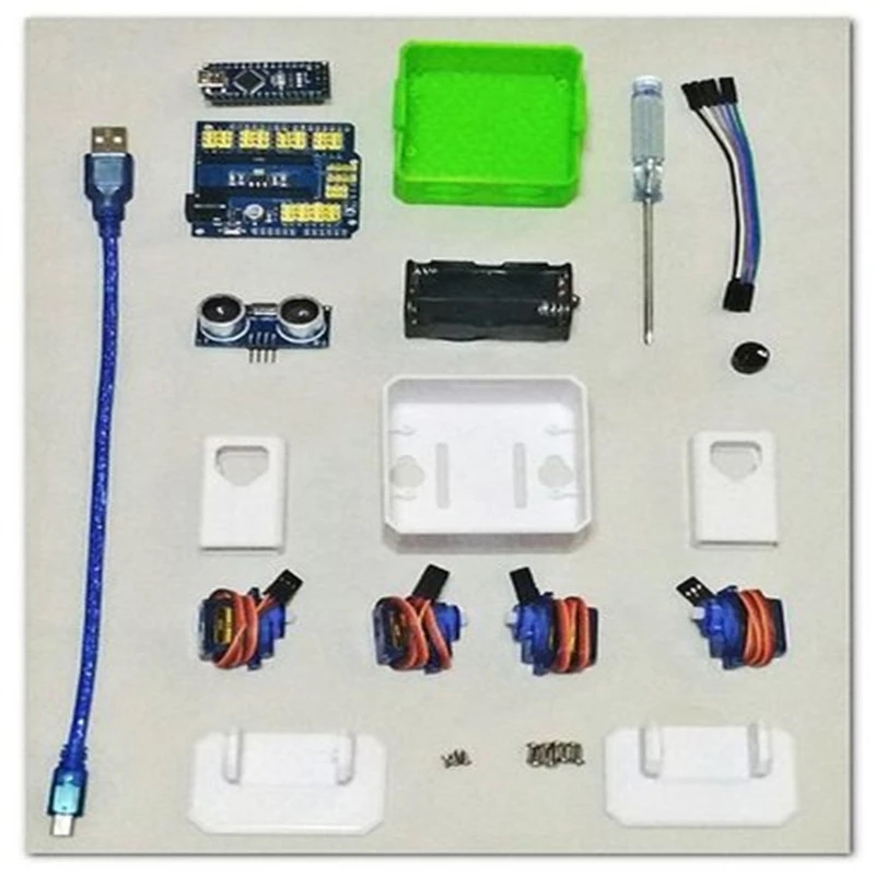3D 프린팅으로 제작된 이족 보행 로봇 키트, 초음파  - Arduino Kit 리뷰 및 가격